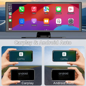 H518 11.26นิ้ว IN-cell CarPlay Screen พร้อมกระจก Link & ไมโครโฟนในตัว <span class=keywords><strong>Android</strong></span> <span class=keywords><strong>Auto</strong></span> Audio FM Transmitter Monitor - Product Image 3