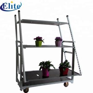 Chariot d'exposition multi-niveaux, étagère roulante pour magasin, supermarché, centre de jardinage, exposition, vitrine de produits portable - Product Image 2