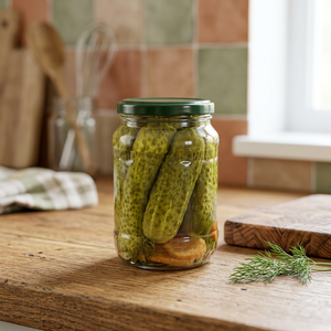 Concombres en conserve (cornichons) - Saveur salée, conservation au sel 100% naturelle, durée de conservation de 24 mois - Marque Vietdelta //NICKY - Product Image 1