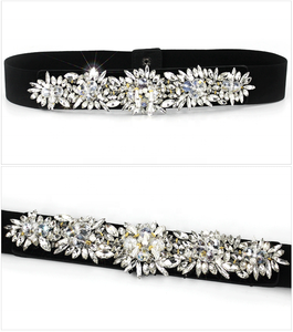Vendita diretta in fabbrica abiti da donna e da ragazza utilizzano <span class=keywords><strong>cintura</strong></span> in cristallo scintillante impreziosita con <span class=keywords><strong>cintura</strong></span> in strass elasticizzato - Product Image 6