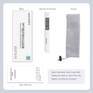 N26 Wireless Presenter עם לייזר מצביע מצגת Clicker ארוך בקרת טווח <span class=keywords><strong>PowerPoint</strong></span> השלט מצגת מרחוק שקופיות - Product Image 6