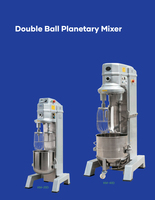 Mélangeur planétaire industriel double fouet KitchenMax 40L robuste, nouveau mélangeur commercial multifonctionnel pour une utilisation durable