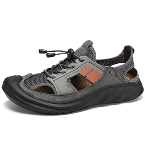 Últimas zapatillas de senderismo unisex de microfibra con malla y cordones, ligeras, acolchadas, a la moda, para caminar al aire libre. - Product Image 6
