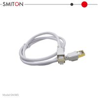 Kabel Patch Cat8 8p8c Berpelindung Logam Rj45 Cat 8 FTP Ethernet untuk Jaringan