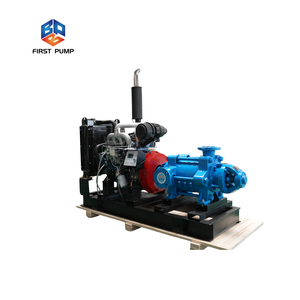 Bomba Centrífuga de Agua Trifásica Horizontal de Alta Presión (600m) Multietapa con Motor Diésel - Product Image 4