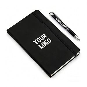 2026 Wholesale Promo Business Gift <b>Custom</b> Printing Logo Pu Leather Hardcover A5 <b>Diary</b> Journal Agendas Paper Notebook - Product Image 1