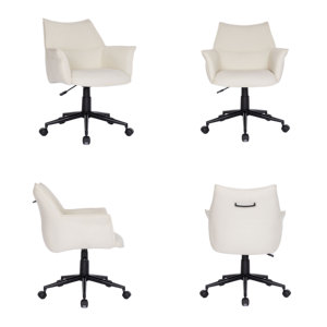 <span class=keywords><strong>Chaise</strong></span> de <span class=keywords><strong>bureau</strong></span> moderne CARLFORD, ergonomique, rotation à 360°, base en acier, housse amovible, hauteur réglable, coussin confortable en tissu - Product Image 4