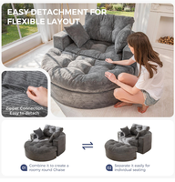 Großhandel Cord-Drehsessel, Vakuumkomprimierter Tatami-Einzelsitzer-Bodensofa für Schlafzimmer und Hotel