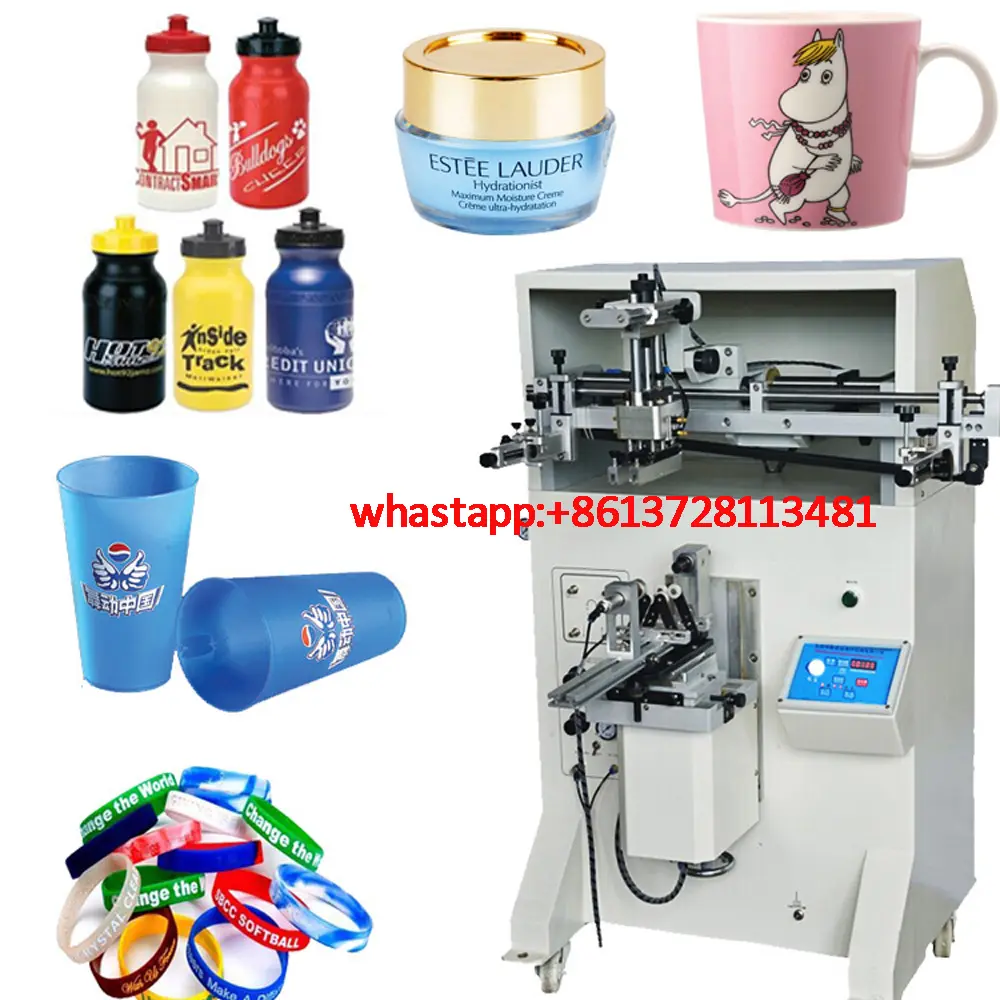 Multiple functional screen printer for all round product bottle cup tube wristband jar