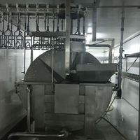 Usine Vente Directe Volaille Poulet Canard Abattoir Abattoir Maison Traitement Vis Spin Spirale Refroidissement Par Eau Refroidisseur Machine