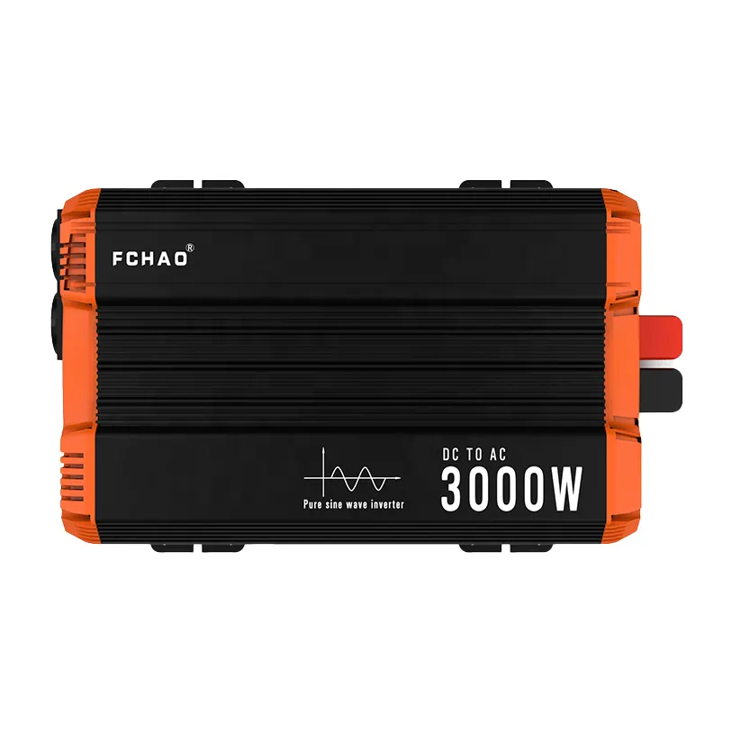 FCHAO KSC-3000W-C 3kw dc 12V/24V/48 to dc 220v 50hz car power battery pure sine wave solar inverters & converters