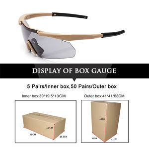 アンチショック射撃サングラスCsアタックUv保護戦術的なアイメガネ戦術的なサンメガネメーカー価格 - Product Image 4