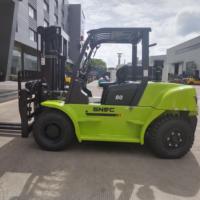 Chariot élévateur diesel robuste de 5, 6, 7, 8 et 10 tonnes avec moteur EPA/Euro5