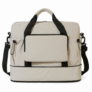 Bolsa de Lona Expandible para Portátil, Bolso de Mano Versátil para Trabajo y Viajes con Correa Desmontable, Logotipo Personalizado, Maletín Profesional - Product Image 2