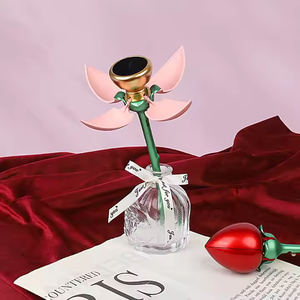 Boîte d'emballage de bijoux créative pour hommes et femmes, haut de gamme, luxe léger, bouquet de roses, bague, collier, Saint-Valentin chinoise - Product Image 3