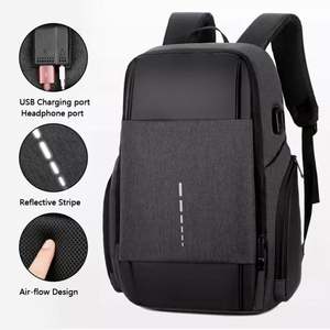Mochila para Portátil de Negocios al por Mayor de Fábrica OEM, Gran Capacidad, para Viajes de Ocio, Mochilas Inteligentes Impermeables para Computadora - Product Image 2