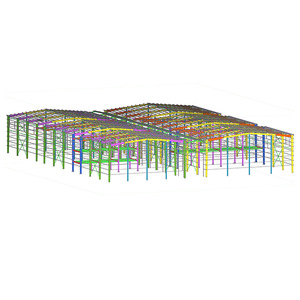 Entrepôt en structure métallique Ganyuan, bâtiment préfabriqué à ossature légère en acier, construction d'usine, prêt à l'exportation - Product Image 3