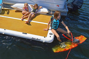 Plateforme flottante gonflable personnalisée en PVC, plateforme de hamac pour bronzer, pour bateau, SUP, yacht, quai - Product Image 6