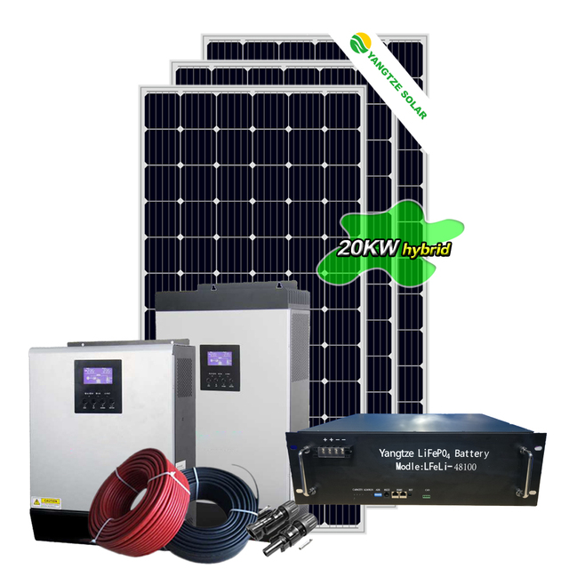 Yangtze Free Shipping Hybrid Solar and Wind Power Generator for Home 20kw