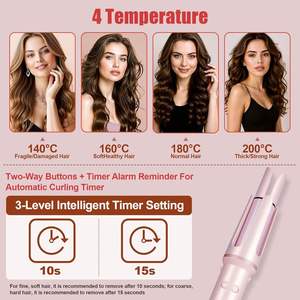 Rizador de Pelo Eléctrico Profesional OEM con Rotación de 360°, Pantalla LED de Temperatura, Calentamiento Rápido, Portátil para Viajes, para Mujeres - Product Image 2