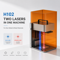Graveur laser double faisceau Laser Sparrow H102 10W 2W à diode infrarouge – Marquage facile sur bois, cuir, métal