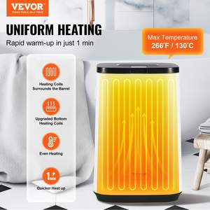 Calentador de Toallas DB, 20L, Pantalla LED, Cilíndrico, Independiente, Accesorio de Baño, Diseño Minimalista - Product Image 3