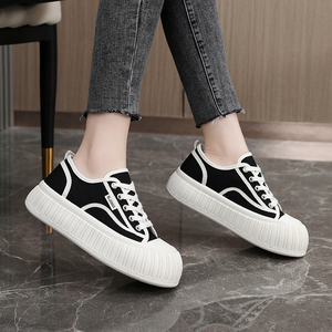 Chaussures pour femmes tendance 2026 fabriquées en Chine, chaussures en toile, plateforme pour étudiantes, chaussures de sport décontractées pour femmes - Product Image 5