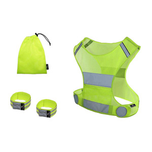 Tissu <span class=keywords><strong>de</strong></span> polyester fluorescent <span class=keywords><strong>de</strong></span> haute qualité couleur <span class=keywords><strong>jaune</strong></span> <span class=keywords><strong>orange</strong></span> haute visibilité 5cm <span class=keywords><strong>gilet</strong></span> <span class=keywords><strong>de</strong></span> <span class=keywords><strong>sécurité</strong></span> à bande réfléchissante grise - Product Image 4