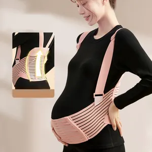 Conforto respirável para mulheres grávidas, suporte para a barriga, suporte pré-natal para ombro, cinto abdominal para mulheres grávidas