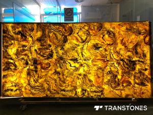 설화 석고 반투명 시트 백라이트 시트 광택 인공 오닉스 시트 반투명 설화 석고 샤워 벽 - Product Image 5