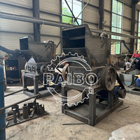 Granulateur automatique de fil de cuivre 300-500 kg/h avec moteur et engrenages, équipement de recyclage de câbles usagés