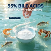 CAS # Poudre d'acide bilique de haute qualité 95% (81-25-4) en vrac, approvisionnement direct usine pour l'élevage de crevettes en étang
