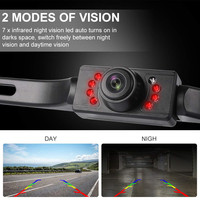 Caméra de recul HD universelle pour voiture, caméra de recul étanche, caméra de vision arrière, caméra d'aide au stationnement pour SUV, camion, camping-car, Android