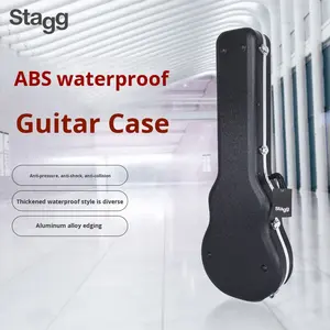 比利时<span class=keywords><strong>Stagg</strong></span> ABS吉他盒民间古典原声吉他低音吉他电吉他电贝斯方形巴松管盒 - Product Image 2