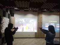 Simulateurs de tir en salle avec projecteur, ordinateur préinstallé, logiciel de tir, récepteur laser haute vitesse, boîte audio
