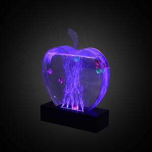 โคมไฟตั้งโต๊ะ LED รูปทรงแอปเปิ้ล พร้อมฟองน้ำเปลี่ยนสีตามการสัมผัส เหมาะสำหรับตกแต่งคริสต์มาส - Product Image 3