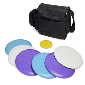 Ensemble <span class=keywords><strong>de</strong></span> disques <span class=keywords><strong>de</strong></span> golf en plastique pour sports <span class=keywords><strong>de</strong></span> plein air, 6 disques, comprenant un driver, un mid-range et un putter, disques professionnels avec <span class=keywords><strong>sac</strong></span>, diamètre 21,5 cm - Product Image 5