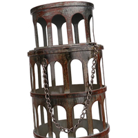 Casier à vin or luxe décoratif debout Type affichage métal comptoir empilable verre bouteille support de stockage casier à vin en bois