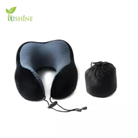 Oreiller de voyage ergonomique en mousse à mémoire de forme en forme de U Coussin de relaxation orthopédique cervical Soutien du sommeil en avion avec soulagement de la douleur corporelle