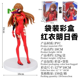 Evangelion Cabello Largo Rojo <span class=keywords><strong>Rei</strong></span> <span class=keywords><strong>Asuka</strong></span> Versión Película Figura Modelo Estatua - Product Image 2