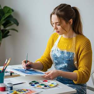 เสื้อคลุมศิลปะกันน้ำใสมีลายนูนและถุงหดสำหรับงานจิตรกรรมการรับประทานงานฝีมือจำนวนมากสำหรับสินค้าในครัวเรือน - Product Image 4