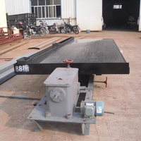 Équipement de criblage de sable de rivière pour le tri du or, Machine de lavage d'or, Table vibrante pour l'or placer lavé, Moteur haute performance