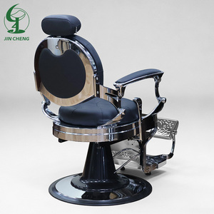 Sillón de Barbería <span class=keywords><strong>Retro</strong></span> Jincheng para Hombres, Silla de Peluquería con Elevación para Afeitar y Peinar - Product Image 2
