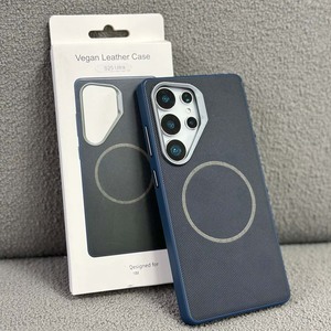 Étui antichute en cuir texturé diamanté L127 pour Samsung S26 S25 S24 S23 S22, coque magnétique antichoc pour iPhone - Product Image 4