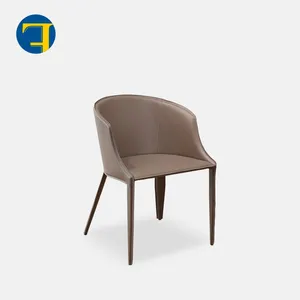 Finnnavianart Designer Zadelleren Eetkamerstoelen Moderne Luxe Armleuning Eetkamerstoelen