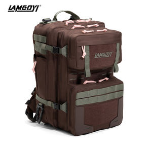 लैम्गोई कस्टम वॉलफपैक बैकपैक फिटनेस स्पोर्ट्स बैग जिम बैकपैक बेल्ट धारक के साथ कस्टम सामरिक बैकपैक - Product Image 1