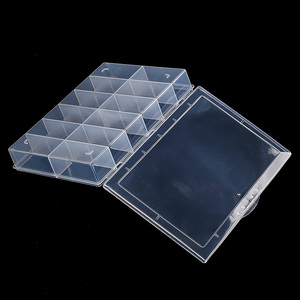 Transparent <b>Empty</b> Nail Art Storage <b>Box</b> Accessories Decoration Display Salon Manicure Organizer Jewelry Container Holder Tool - Product Image 3