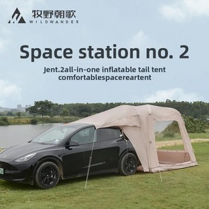 Makino Chaoge Extension de <span class=keywords><strong>camping</strong></span>-<span class=keywords><strong>car</strong></span> autonome, une chambre, quatre saisons, imperméable, en tissu Oxford gonflable, avec pare-soleil - Product Image 6