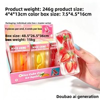 Bestseller transfrontalier : Jouets en forme de fruits, série banane en forme de longue bande, boules à presser artisanales, jouets en forme de glaçon, 13 cm