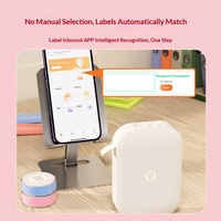 Imprimante d'étiquettes mini Aiyin D11S - Connectivité via application mobile, utilisation à domicile et par les étudiants, étiqueteuse thermique adhésive pour noms, étiquettes de classe et étiquettes de prix